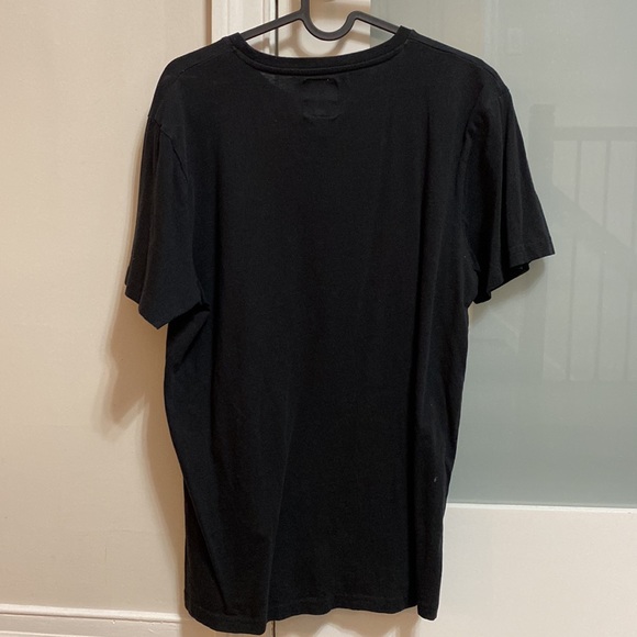 Kappa Black T-Shirt with Large White Logo - Picture 4 of 4